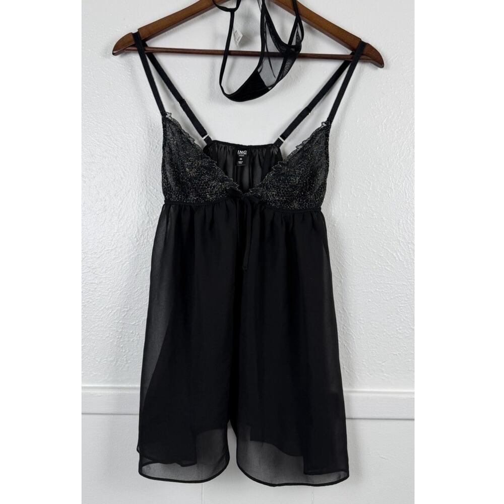 NWT I.N.C International Concepts Babydoll Chemise Thong Set XS - Picture 2 of 8